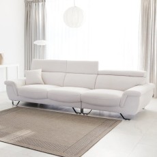 폴로까사 로한 4인용 아쿠아텍스 스웨이드 패브릭소파